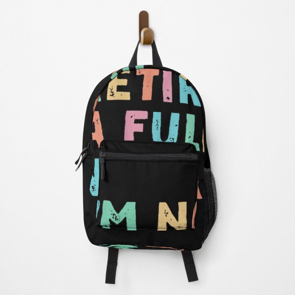 Item preview, Funny Im Not Retired Im A Full Time Nana Colorful Retro Typography designed and sold by playrify.