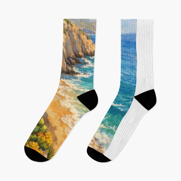 Item preview, Sun-Kissed Cliffs and Turquoise Shores Mediterranean Coastal designed and sold by Owcomm.