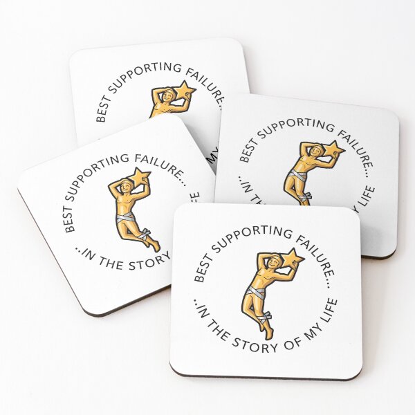 Item preview, Golden Supporting Failure Trophy Art designed and sold by AbanoubStore.