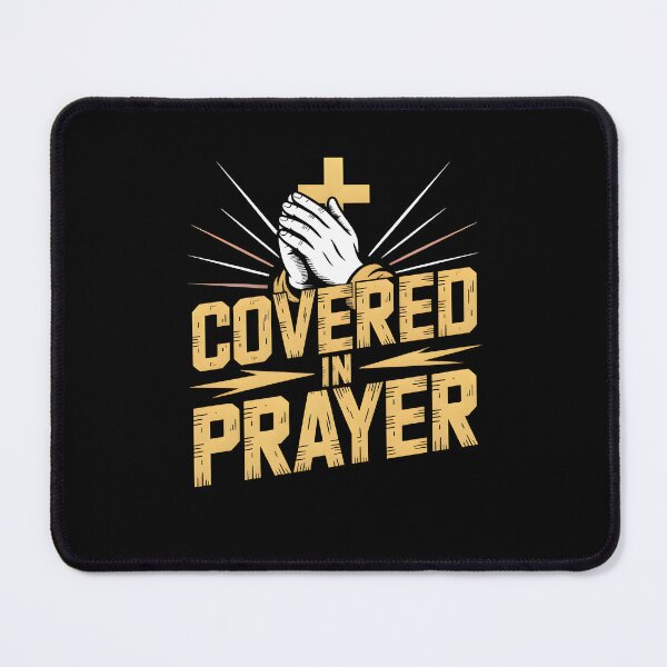 Item preview, Covered In Prayer - Christian Faith Faith Based Graphic Tee designed and sold by ForgedByFaith.