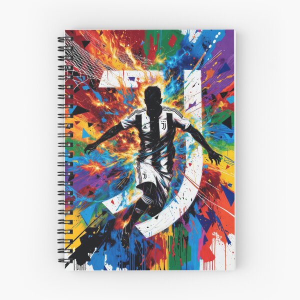 Item preview, FINO ALLA FINE JUVE PLAYER SPLASH WATERCOLOR designed and sold by Arte Cartoon From TagTeam Group.
