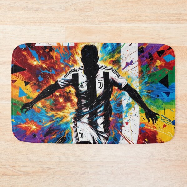 Item preview, FINO ALLA FINE JUVE PLAYER SPLASH WATERCOLOR designed and sold by Arte Cartoon From TagTeam Group.