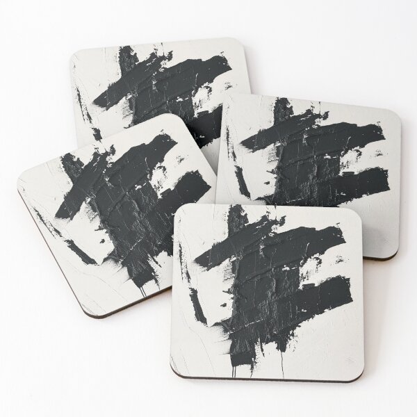 Item preview, Abstract black and white structure design, minimalist modern texture designed and sold by CosmicGlyph.