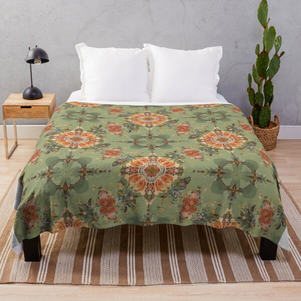 Item preview, Floral pattern sage green designed and sold by Heaven1111.