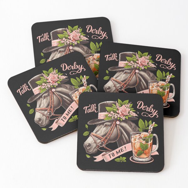 Item preview, Talk Derby To Me Horse Racing Mint Julep Southern Style Art designed and sold by ashenz.