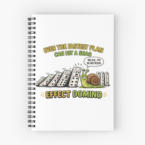Item preview, Domino Effect Interrupted – Funny Snail Chain Reaction T-Shirt designed and sold by Aimetoi.