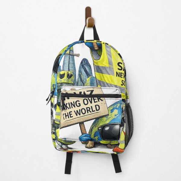 Item preview, Hi Viz Taking Over The World Funny Design – Safety Never Looked So Good designed and sold by GarnerSupplyCo.