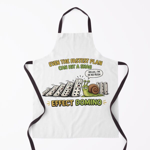 Item preview, Domino Effect Interrupted – Funny Snail Chain Reaction T-Shirt designed and sold by Aimetoi.