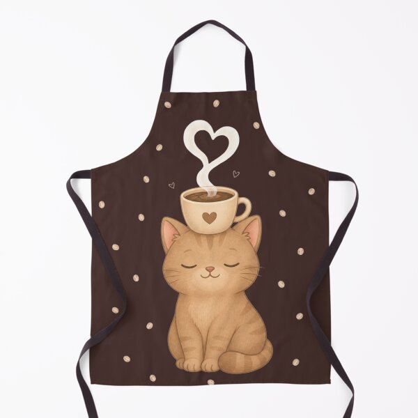 Item preview, Zen Kitten with Coffee and Heart Scent designed and sold by EsenciaZen.