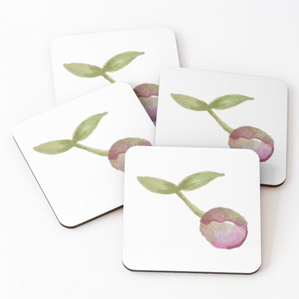 Item preview, Watercolor Botanical Fruit Bud with Leaves designed and sold by Lush Brush & Line.
