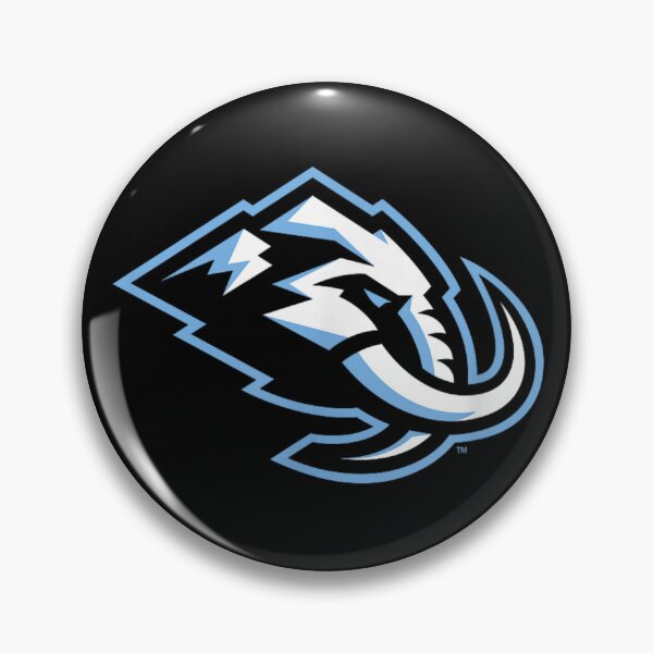 Item preview, Ice Blue Mammoth Mountain Mascot Sports Logo Geometric Wild Animal Art designed and sold by ashenz.