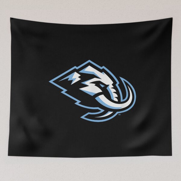 Item preview, Ice Blue Mammoth Mountain Mascot Sports Logo Geometric Wild Animal Art designed and sold by ashenz.