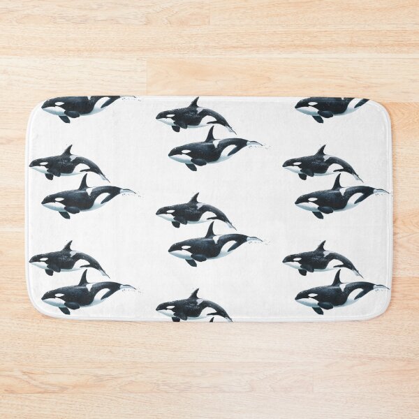 Item preview, Orca Killer Whale Pair | Marine Life designed and sold by Yogabyadeola.