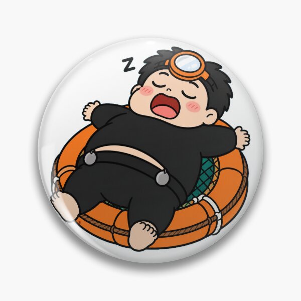 Item preview, KOREA HAENAM - Cute Chibi Character Deep Sleep Snoring Teowak Sticker designed and sold by KOREA-HAENAM.
