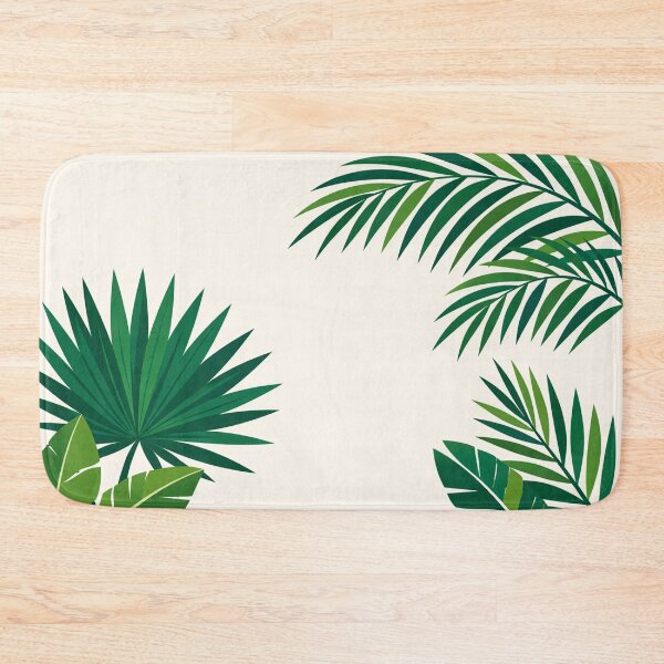 Item preview, Tropical Jungle Leaves Botanical Nature Green Palm Foliage designed and sold by Owcomm.