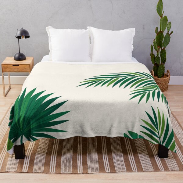 Item preview, Tropical Jungle Leaves Botanical Nature Green Palm Foliage designed and sold by Owcomm.