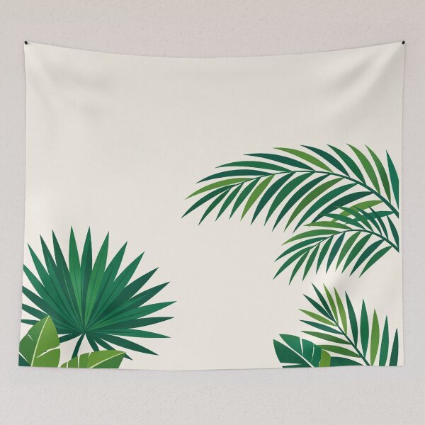 Item preview, Tropical Jungle Leaves Botanical Nature Green Palm Foliage designed and sold by Owcomm.