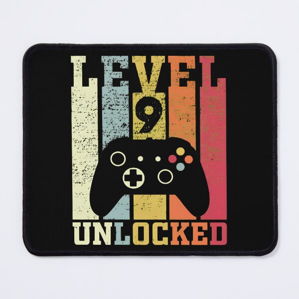 Item preview, Level 9 Unlocked Video Game Birthday designed and sold by OlyvieArt.