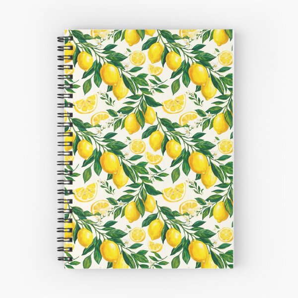 Item preview, Mediterranean Lemon Fruit Botanical Seamless Pattern designed and sold by SplashTastic.