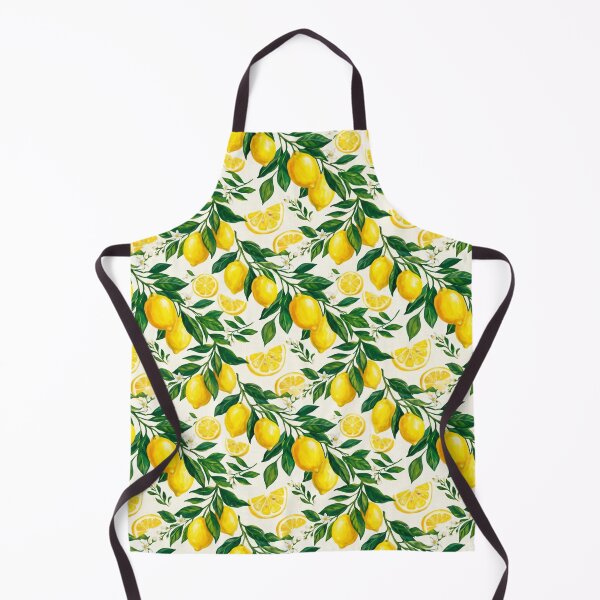 Item preview, Mediterranean Lemon Fruit Botanical Seamless Pattern designed and sold by SplashTastic.
