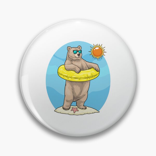 Item preview, Bear Beach Inflatable float Summer designed and sold by Snabdesign84.