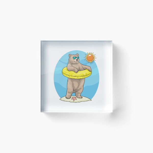 Item preview, Bear Beach Inflatable float Summer designed and sold by Snabdesign84.