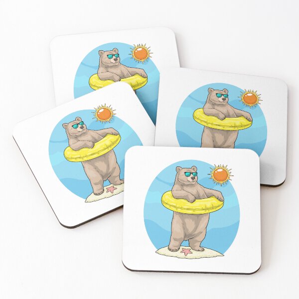 Item preview, Bear Beach Inflatable float Summer designed and sold by Snabdesign84.