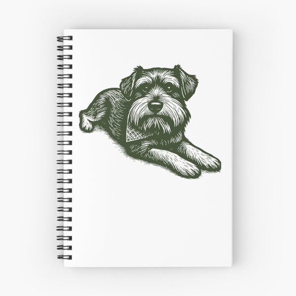Item preview, Westley the Miniature Schnauzer Line Art designed and sold by SunnyBatch.
