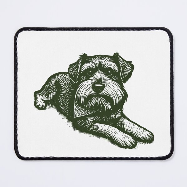 Item preview, Westley the Miniature Schnauzer Line Art designed and sold by SunnyBatch.