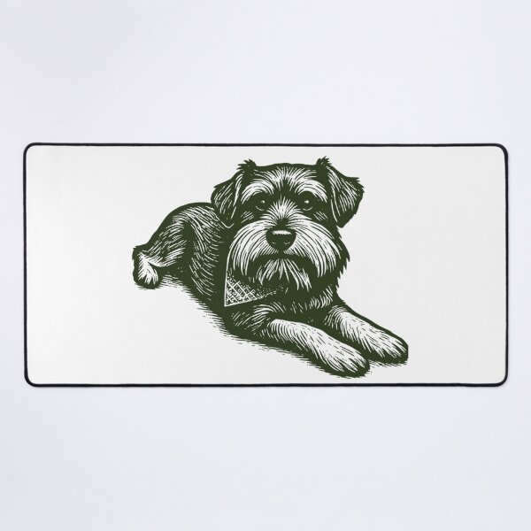Item preview, Westley the Miniature Schnauzer Line Art designed and sold by SunnyBatch.