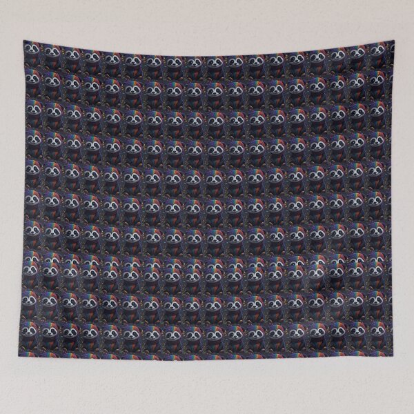 Item preview, Psychedelic Panda Pattern - Vibrant Colorful Animal Art designed and sold by MOHAMEDNOOR428.