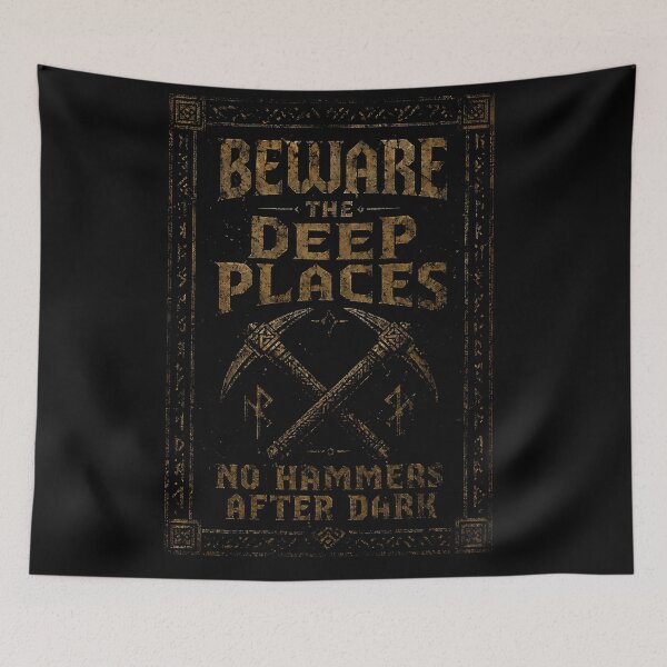 Item preview, Deep Realm Expedition Warning Sign designed and sold by agearb.