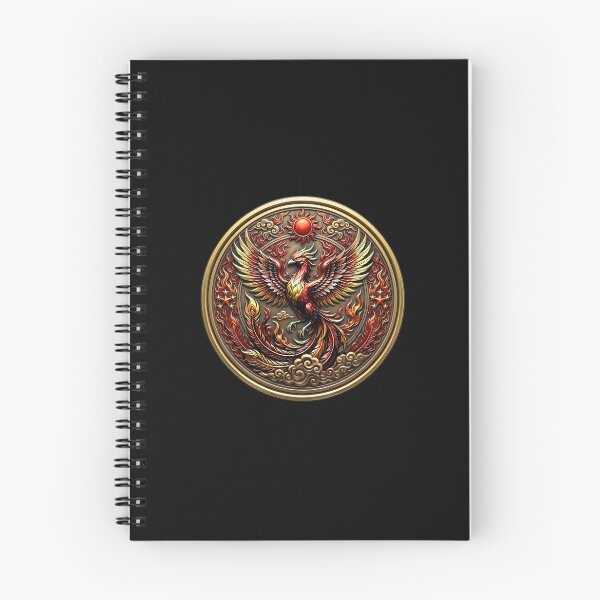 Item preview, Vermilion Bird Phoenix - Mythical Celestial Medal Art designed and sold by Spirits Dark Japan.