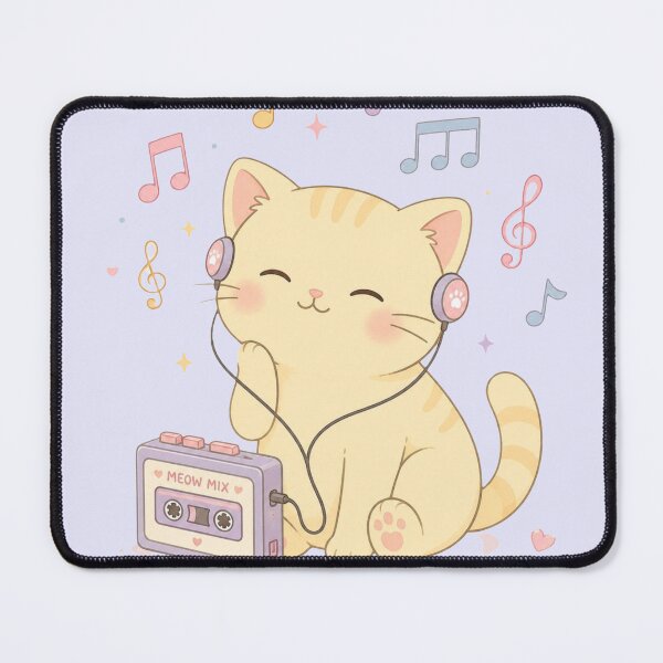Item preview, Retro Kitten Meow Mix - Music and Relaxation designed and sold by EsenciaZen.