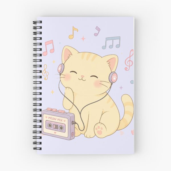 Item preview, Retro Kitten Meow Mix - Music and Relaxation designed and sold by EsenciaZen.