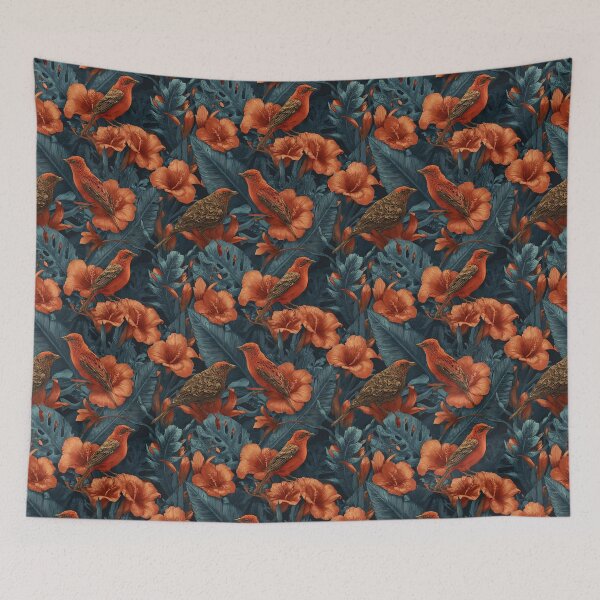 Item preview, Wild Tropical Floral  - Birthday Flower Print  - Anniversary Gifts For Him designed and sold by RoyalStarsPatts.
