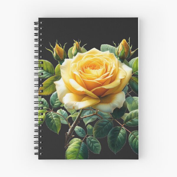 Item preview, Golden Yellow Rose – Realistic Botanical Bloom designed and sold by SweetLilith.