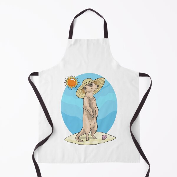 Item preview, Meerkat Beach Straw hat Summer designed and sold by Snabdesign84.