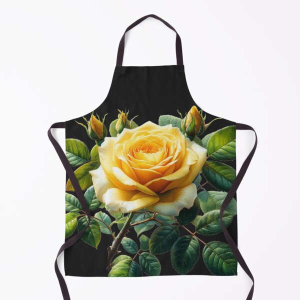 Item preview, Golden Yellow Rose – Realistic Botanical Bloom designed and sold by SweetLilith.