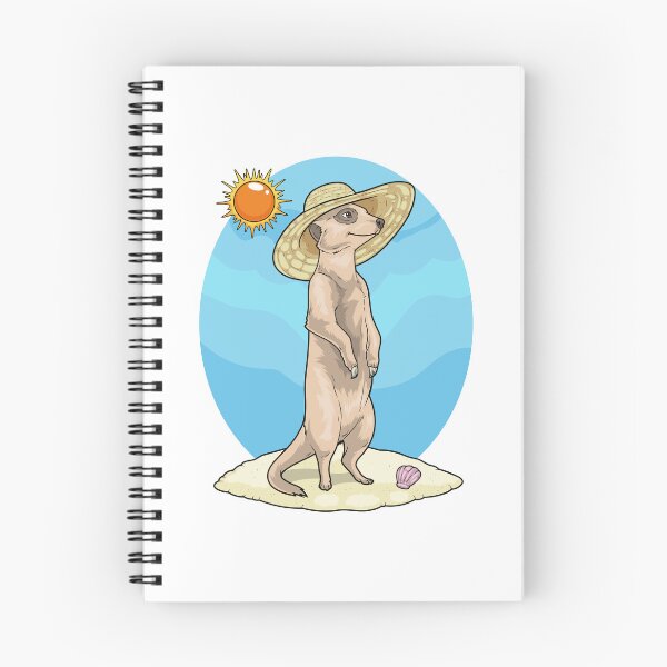Item preview, Meerkat Beach Straw hat Summer designed and sold by Snabdesign84.