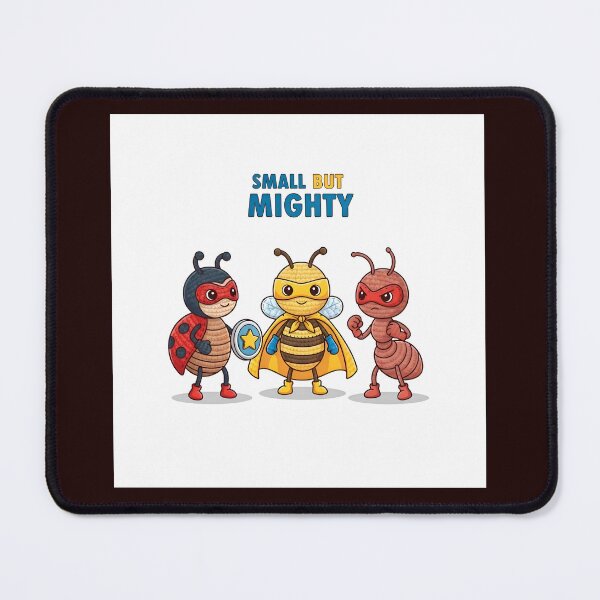 Item preview, Mighty Insects Cartoon Trio Illustration designed and sold by AbanoubStore.