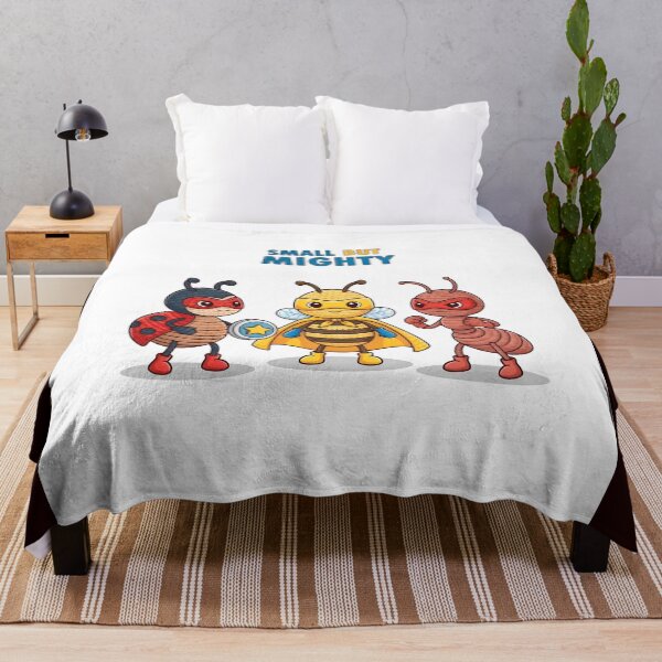 Item preview, Mighty Insects Cartoon Trio Illustration designed and sold by AbanoubStore.