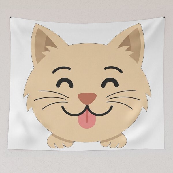 Item preview, Happy Blep Cat Cute Smiling Kitty with Tongue Out designed and sold by Owcomm.