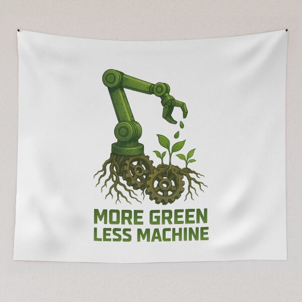 Item preview, More Green Less Machine designed and sold by Velvet-motive.