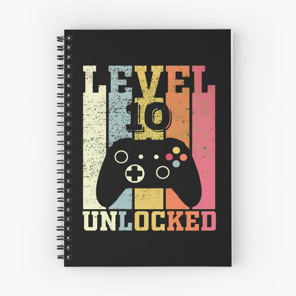 Item preview, Level 10 Unlocked Vintage Retro Gamer 10th Birthday designed and sold by OlyvieArt.