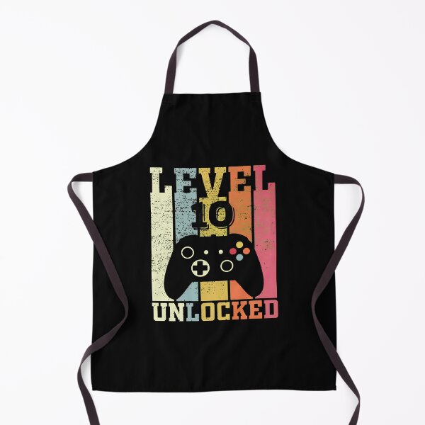 Item preview, Level 10 Unlocked Vintage Retro Gamer 10th Birthday designed and sold by OlyvieArt.