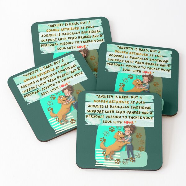 Item preview, Funny Golden Retriever Mom Anxiety designed and sold by A-R Digital Designs.