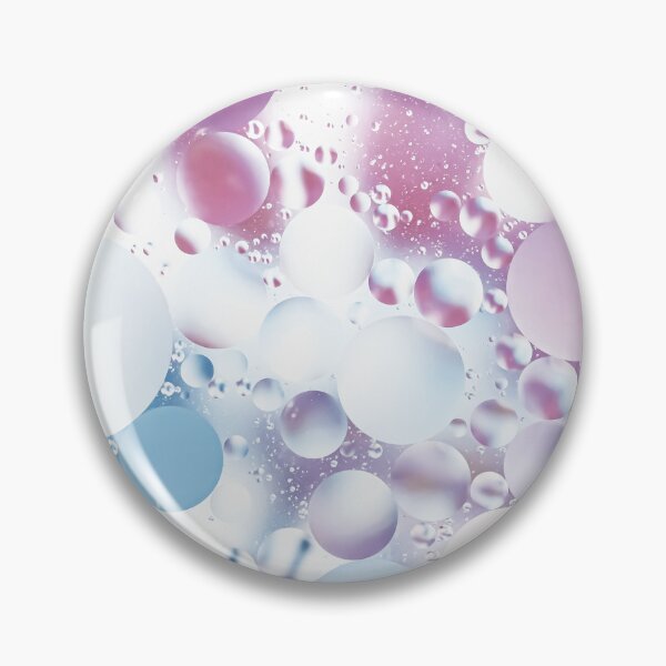 Item preview, Pink, blue and white watercolor bubbles, water drops bright colorful pattern designed and sold by TanalyFlowers.