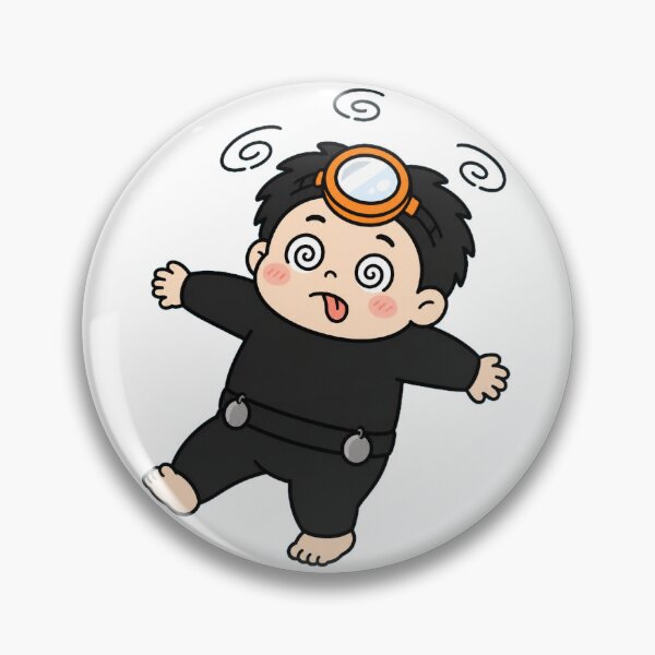 Item preview, KOREA HAENAM - Cute Chibi Character Dizzy Spinning Sticker designed and sold by KOREA-HAENAM.