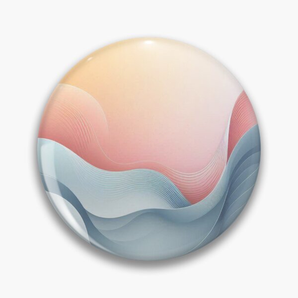 Item preview, Soft Wave Sphere Pastel Ocean Sunrise Flow designed and sold by Owcomm.